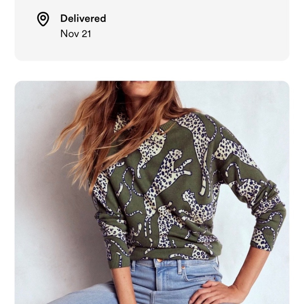 Boden Lydia Cashmere Sweater 2025 season - Picture 1 of 2